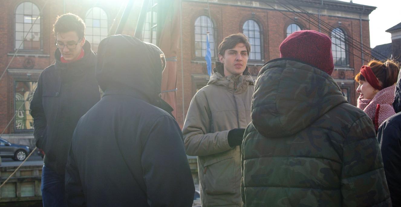 Outdoor meeting during the first Minority Lab held in Copenhagen, Denmark. Outdoor meeting during the first Minority Lab held in Copenhagen, Denmark.