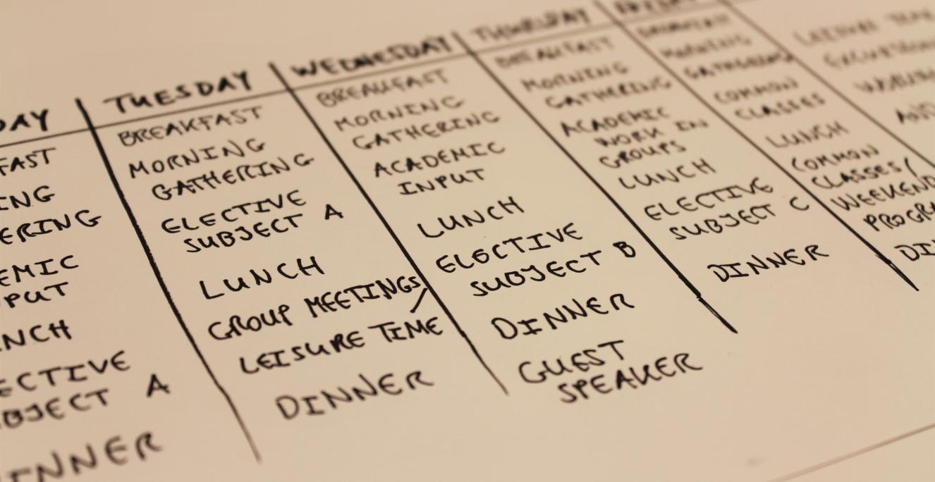 Schedule Schedule